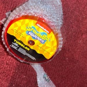 Krusty Krab tumbler with plankton straw accessorie limited edition